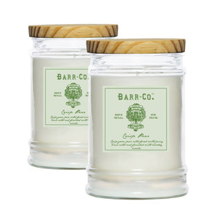 Barr-Co. Crisp Pear Scented Tumbler Candle Set