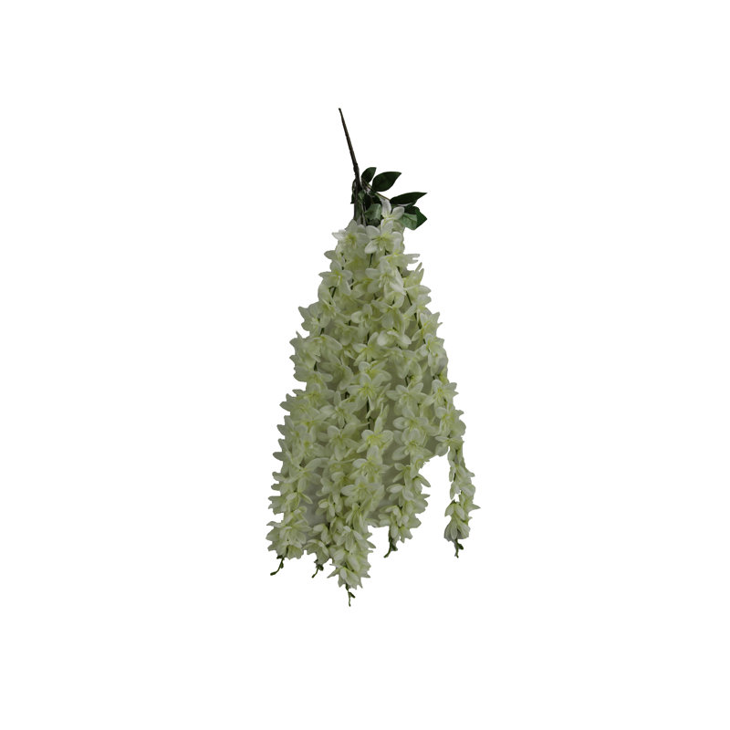 Douille de wisteria artificielle suspendue, Crème