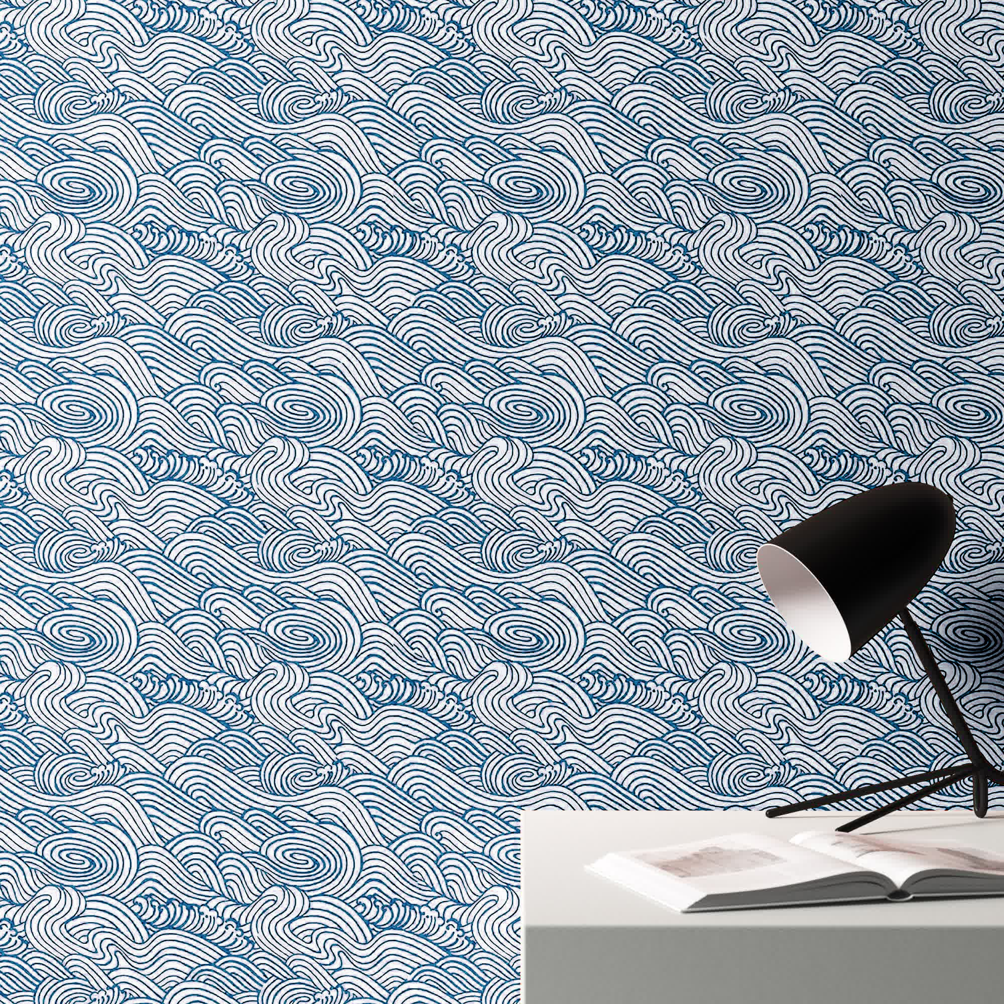 Ryker Abstract Double Roll, Navy