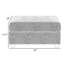 Repose-pieds de rangement transitionnel 33 po avec revêtement en microfibre Lenita, rangement intérieur, porte-gobelets rabattables-2016280341