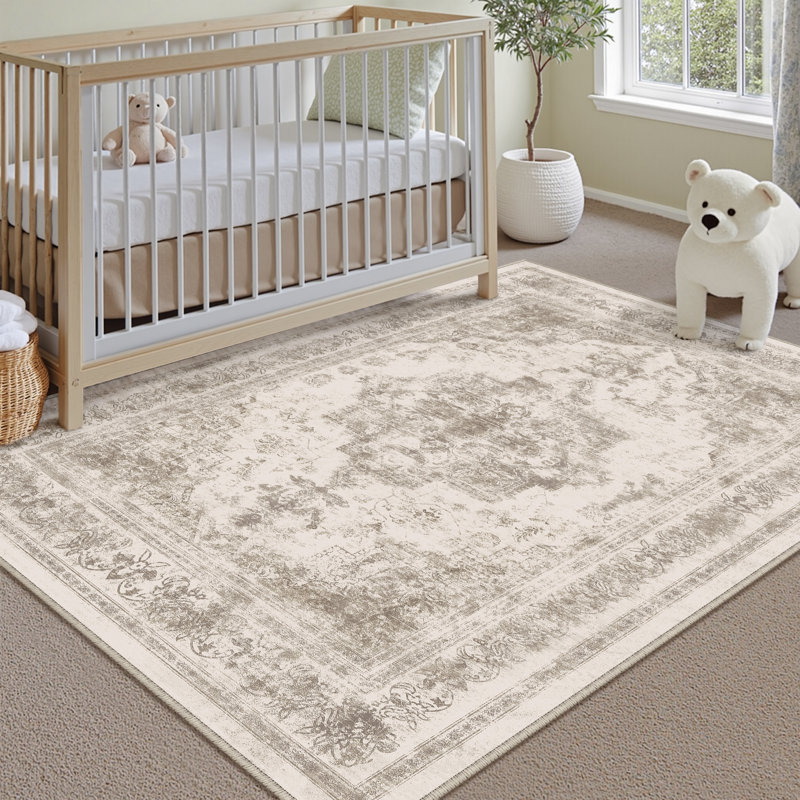 Oriental Area Rug, Teal, Rectangle 160 x 230 cm