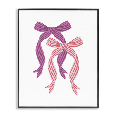 Estampe numérique magenta et rouge à double arc, design par Krissy Mast