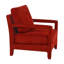Fauteuil d'appoint Linden - paprika-122949005