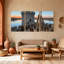 Ensemble de 3 impressions sur toile Mid-Century-1369783469