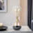 Glass Amber Hourglass, Elegant Decorative Objects-1354049826