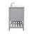 Krish 60'' Double Bathroom Vanity with Top-1094172261