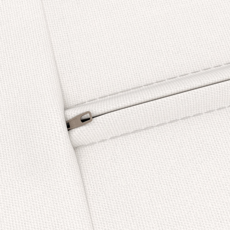 Coussins de siège et de dossier Sunbrella pour canapé de 6 pouces (ensemble de 3), Sunbrella® toile naturelle