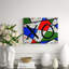 Hugs & Kisses Painting by Eddie Bruckner