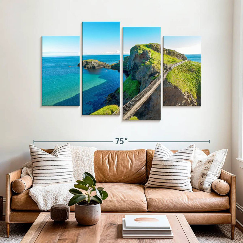Lilie Carrick A Rede Rope Bridge, 42" H x 68" W