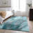 Premium Machine Washable Cerrito AMF505 Teal Rug-103837734