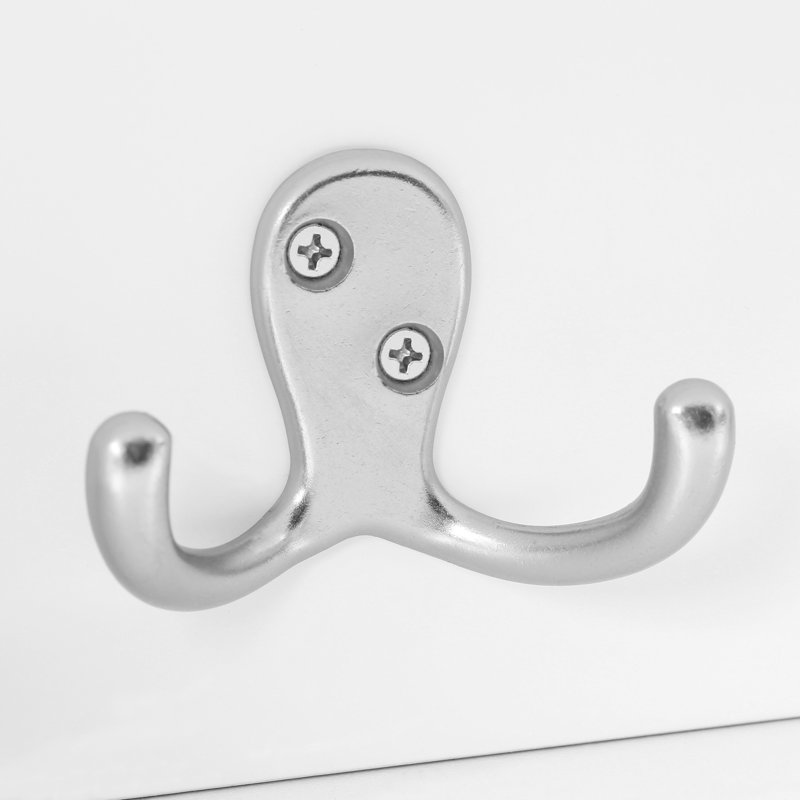 6 - Hook Wall Mounted Coat Rack