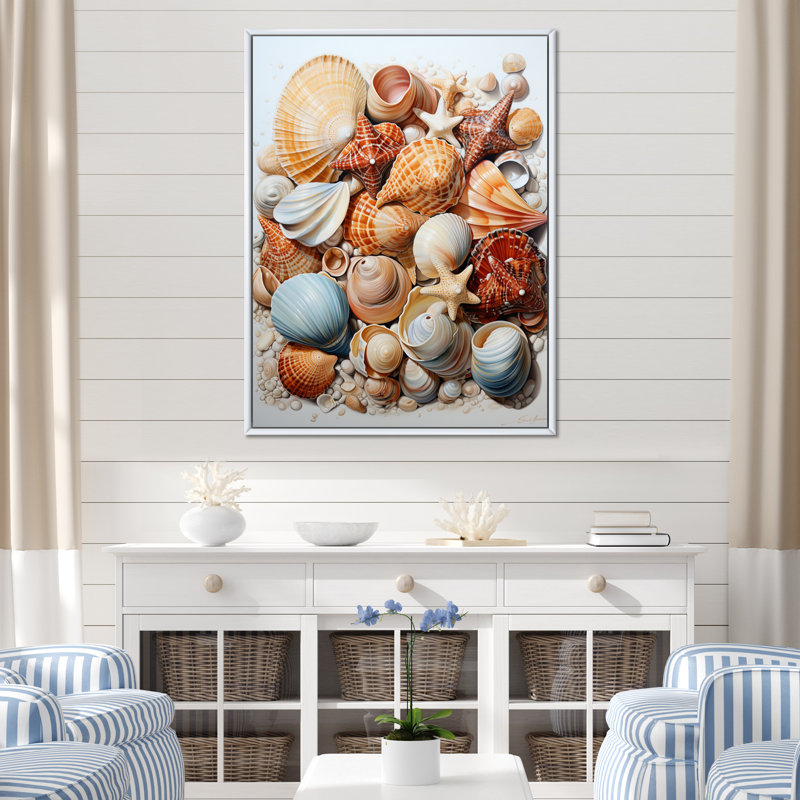 Animaux, art mural, salon, H 44 po x l 34 po x P 1,5 po, Cadre flottant blanc
