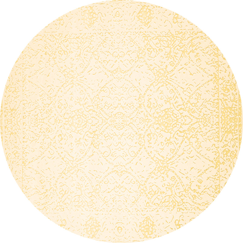 Washable Indoor Rug, Round 3'
