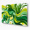 Lyrical Abstraction 64 Green Metal Wall Art