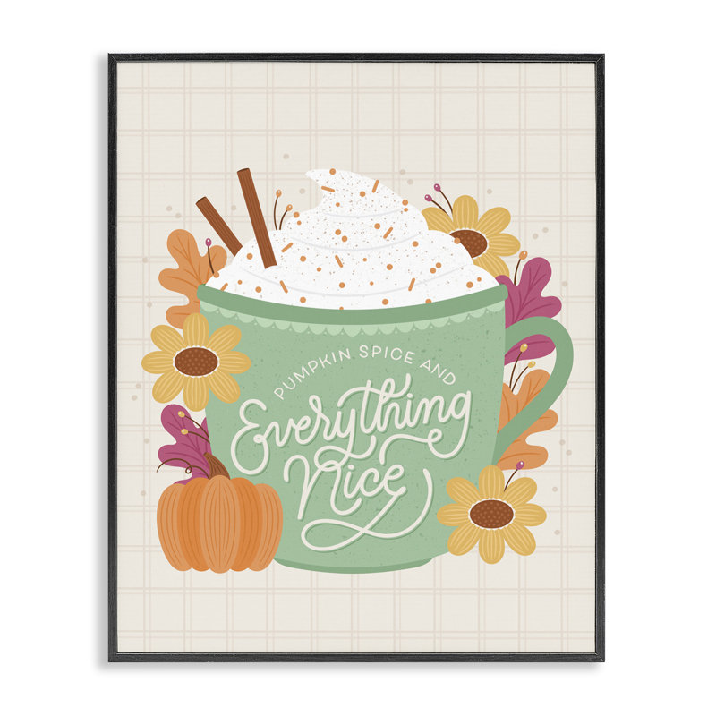  «Pumpkin Spice» par Jalynn Heerdt, Giclée encadrée noir minuit, H 14 po x l 11 po