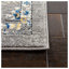 Tapis oriental gris / jaune en coton / jute Minonk-15107889