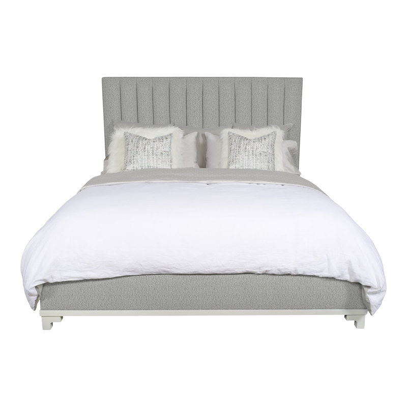 Jemma King Upholstered Panel Headboard, Tarbee Dove