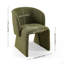 Chaise de salle à manger moderne, chaise d'appoint, canapé d'appoint, chaise d'appoint rembourrée pour la salle à manger / chambre à coucher / salon / réception-2PC (chaise d'appoint)-1303261182