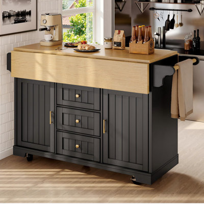 142.5 cm W Kitchen Island with Top