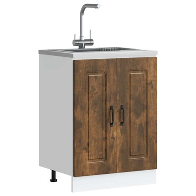 Sink Base Cabinet Kalmar 60X46x81.5 Cm Engineered Wood