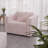 Plush Modular Sofas, Metal Frame 44.9 Inch Modern Compact Home Chair