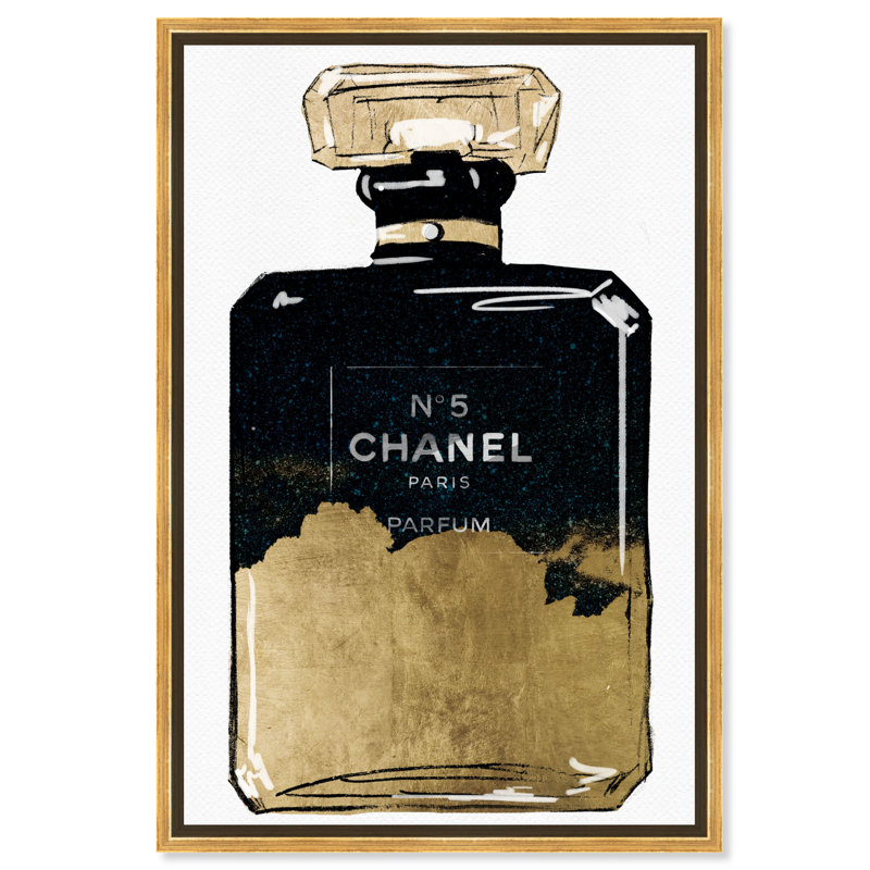 «Moonshine Perfume», impression sur toile, H 54 po x l 36 po, Cadre doré