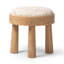 LOUISE Upholstered Accent Stool-1772729729