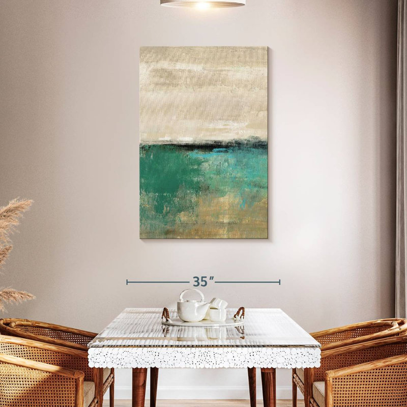 Avery Spring Valley Teal, 45" H x 30" W