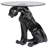 Black Jaguar Figurine End Table