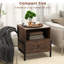 50cm W Metal Bedside Table