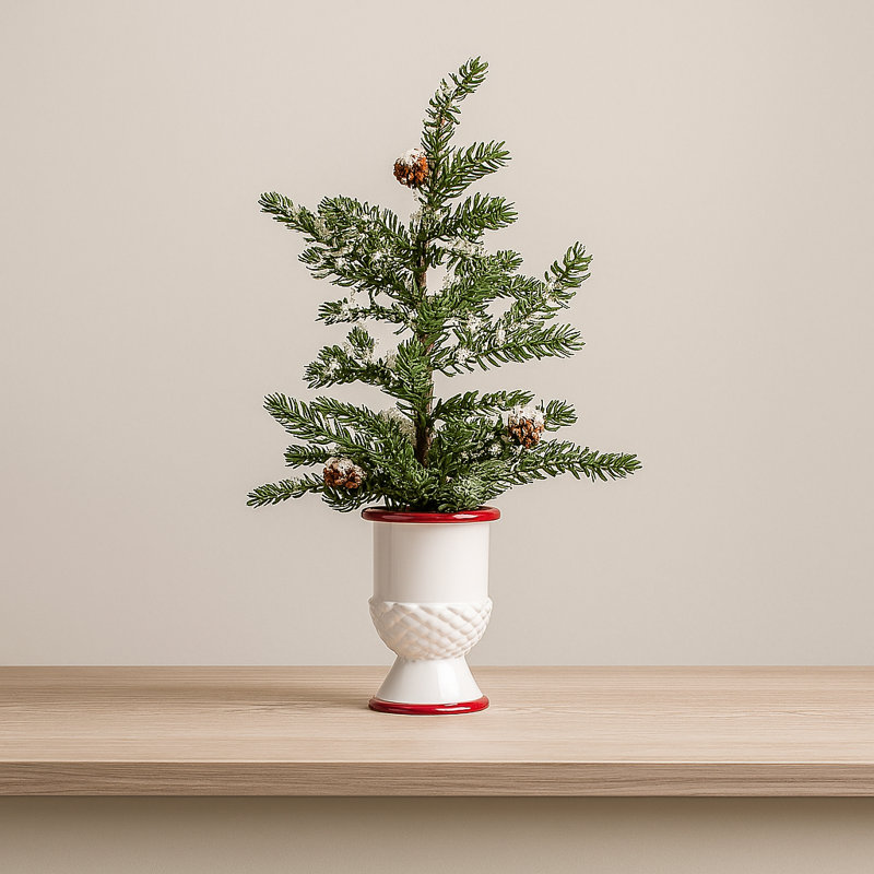 Ensemble de 2 pins artificiels en pot