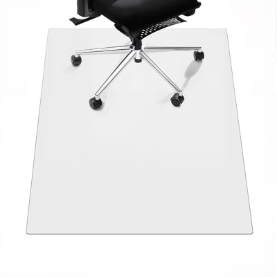 Heavy Duty Office Chair Mat for Carpet - Durable Hard Material, Non-Slip & Easy Glide, Clear Desk Chair Protector, Square Shape, 36" x 48", 2.2mm Thick, No Studs