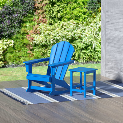 Laguna Outdoor Adirondack Chair With Table