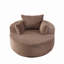 Chaise pivotante de 55 po L 360 °, fauteuil-lit moderne pour salon, chambre à coucher, salon, salle de projection, assemblage facile-1347151876