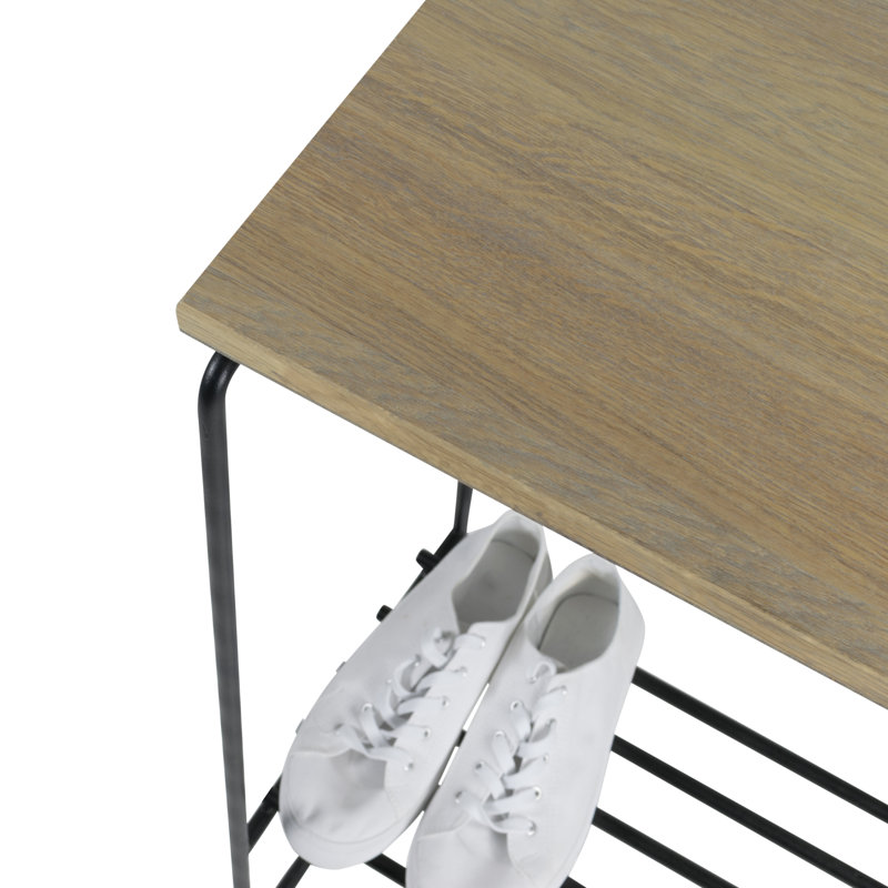 Clint 57cm Solid Wood Top Console Table
