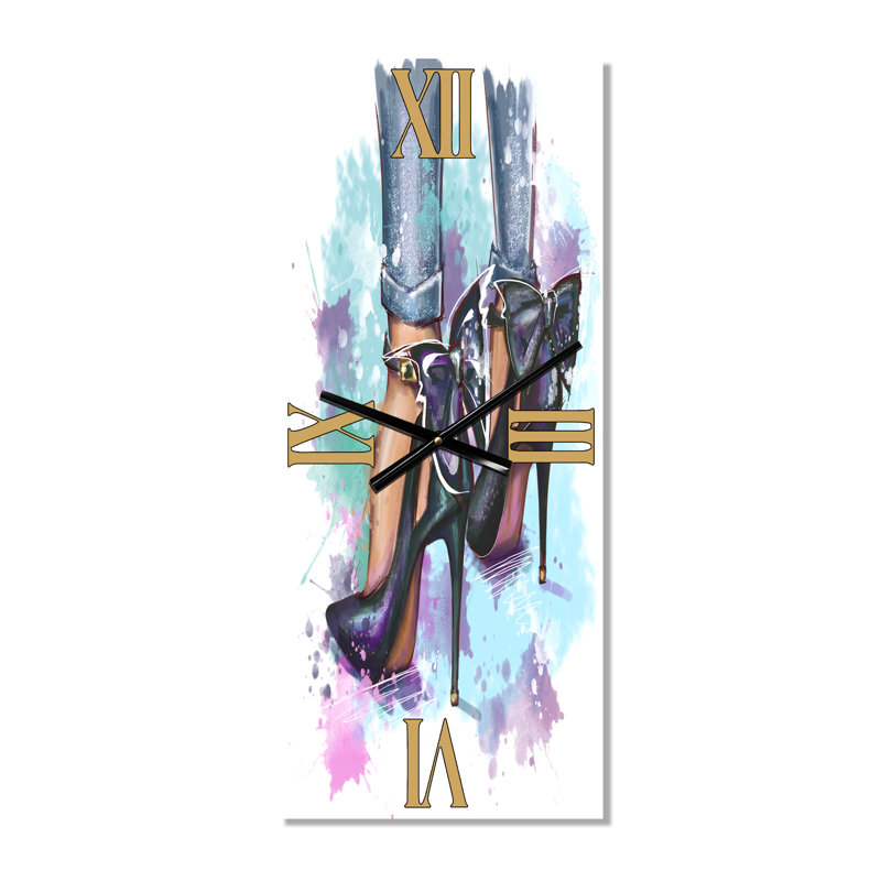 Horloge murale brillante et tendance, Grand