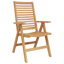 4 - Person Solid Wood Patio Dining Set Round Table