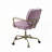 Siecross Pink Top Grain Leather Office Chair-401123933