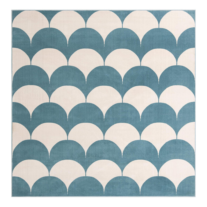 Unique Loom Arches Whimsy Kids Rug, Square 7'10"