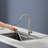 Single Handle Pull Down Sprayer Kitchen Faucet in Brushed Nickel-111996124