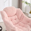 Fauteuil Lazy avec repose-pieds, fauteuil d'appoint de style moderne avec accoudoirs et une poche latérale
