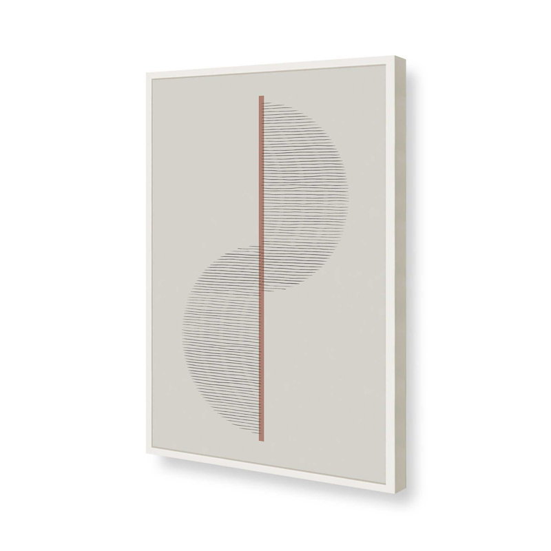 «Geometric Composition II» par Alisa Galitsyna, reproduction d'art, H 30 po x l 20 po, Blanc