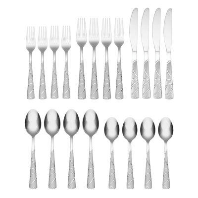 Cambridge Sasha Sand 20-Piece Flatware Set