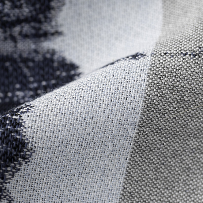 Artful Ombre Orb Woven Accent Pillow Cover & Insert, Blue/Gray