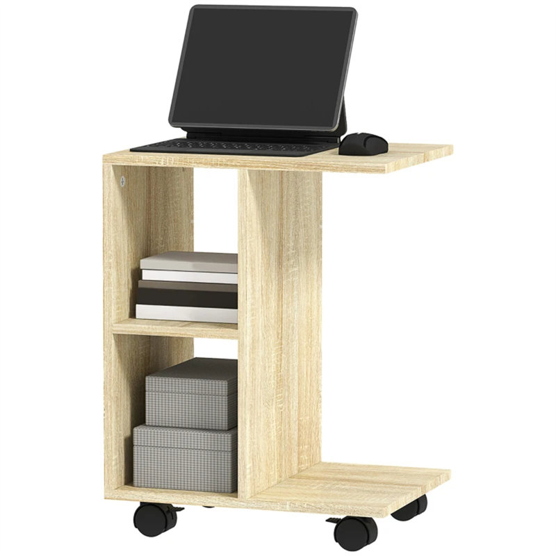 35cm W Manufactured Wood Bedside Table, Brown