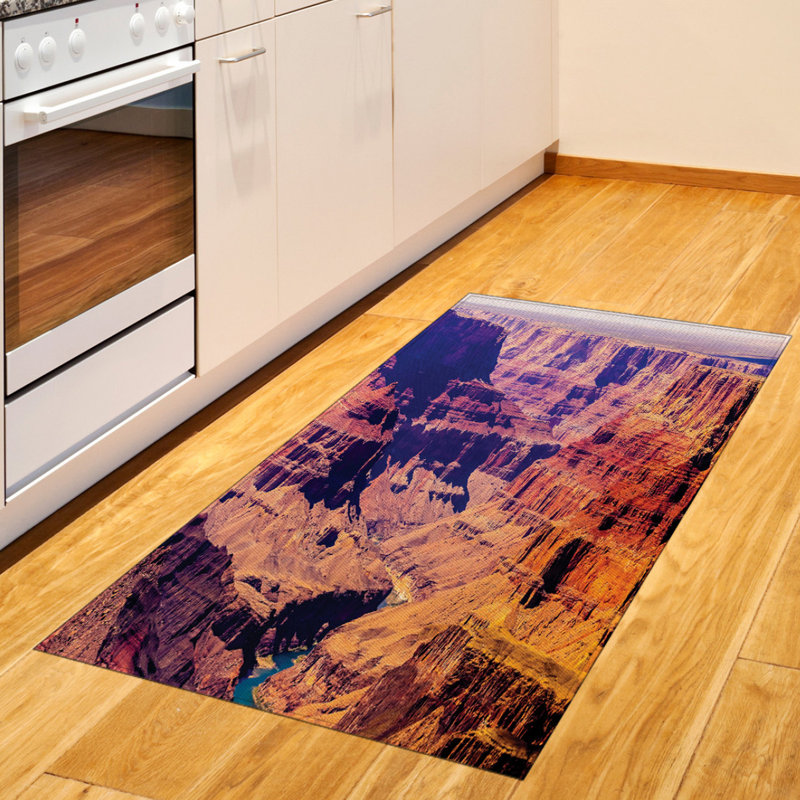 Canyon American High Density Long Fiber Poly Threads Decorative Area Rug Carpet, Rectangle 2'7" x 5'