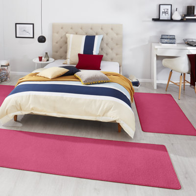 Fancy Dark Pink Rug