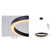 1-Light LED Ring Halo Pendant With Acrylic Diffuser