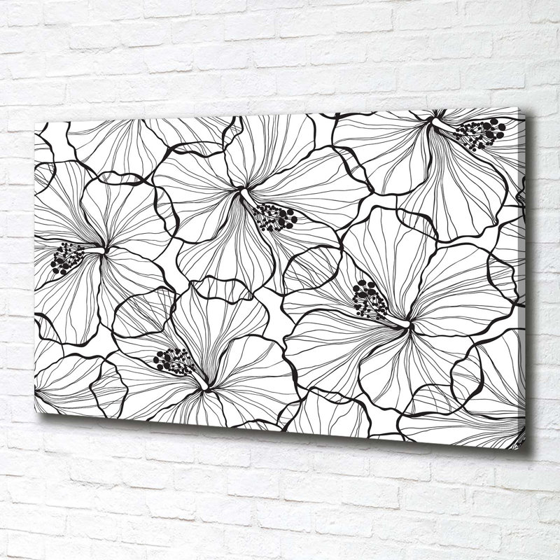 Hawaiian Flowers - Wrapped Canvas Painting