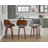 Palmona 24" Fixed-Height Counter Stool with Bent Wood Legs & Round Footrest (Set of 2)